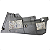 Moldura Lateral Console Esquerdo Mitsubishi Outlander 2015 - Imagem 3