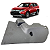 Moldura Lateral Console Direito Mitsubishi Outlander 2015 - Imagem 1