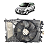 Kit Radiador Renault Scenic 1.6 2.0 1995 a 2005 - Imagem 1