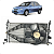 Kit Radiador Gm Corsa Wind 1.0 1996 a 2005 - Imagem 1