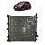 Radiador Citroen C3 1.4 1.5 1.6 1.8 2003 a 2012 Manual - Imagem 1