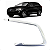 Moldura Forro Porta Traseira Direita Volvo XC60 2014 2015 - Imagem 1