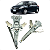 Maquina Vidro S/ Motor Traseiro Direito Nissan Tiida 2014 - Imagem 1
