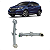 Máquina Vidro S/Motor Traseiro Esquerdo HR-V 2015 a 2020 - Imagem 1
