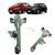 Máquina Vidro S/ Motor Traseiro Direito GM Onix 2013 a 2019 - Imagem 1