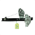 Maquina Vidro S/ Motor Traseiro Direito Citroen C3 2013 2016 - Imagem 2
