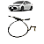 Cabo Trambulador Toyota Corolla XEI 2015 2016 2017 2018 2019 - Imagem 1
