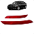 Par Refletor Olho De Gato Traseiro BMW 528i 2012 a 2016 - Imagem 1