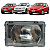 Farol Direito Volkswagen Gol Saveiro Parati 1988 1989 1990 - Imagem 1