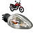 Seta Pisca Dianteira Direita Honda Cg 160 2016 17 18 19 2020 - Imagem 1
