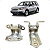 Par Dobradiça Porta Traseira Direita Subaru Forester 2012 - Imagem 1