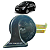 Buzina Caracol Citroen C3 1.4 8v 2003 2004 2005 2006 a 2010 - Imagem 1