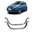 Par Cinta Tanque Combustível Chery QQ 2016 2017 2018 2019 - Imagem 1