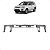 Suporte Moldura Traseira Kia Sportage 2.0 16V 2008 2009 - Imagem 1