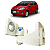 Dobradiça Porta Traseira Esquerda Fiat Palio 2013 a 2019 - Imagem 1
