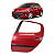 Porta Traseira Esquerda Peugeot 207 2003 2004 2005 a 2013 - Imagem 1