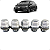 Jogo 5 Porcas Parafuso Roda Toyota Corolla 2015 2016 2017 - Imagem 1