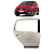 Porta Traseira Direita Volkswagen Fox Pepper 1.6  2016 2017 - Imagem 1