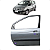 Porta Dianteira Esquerda Renault Scenic 1999 2000 Recuperar - Imagem 1
