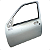 Porta Dianteira Esquerda Ford Fiesta 1996 1997 1998 a 2002 - Imagem 2