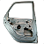 Porta Traseira Esquerda Renault Scenic 1999 2000 2001 a 2012 - Imagem 3