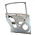 Porta Traseira Esquerda Citroën C4 2009 2010 2011 2012 - Imagem 3
