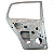 Porta Traseira Esquerda Volkswagen Fox 2010 2011 2012 a 2014 - Imagem 3