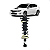 Amortecedor Traseiro Direito Subaru Impreza 2.0 2008 2009 - Imagem 1