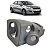 Moldura Coluna Direção Citroen C3 C4 2013 2014 2015 a 2020 - Imagem 1