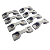 Kit Gancho Caçamba Fiat Strada 2005 2006 2007 2008 a 2012 - Imagem 3