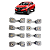 Kit Gancho Caçamba Fiat Strada 2005 2006 2007 2008 a 2012 - Imagem 1
