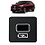 Moldura Botão Carregador Honda HR- V 2022 2023 2024 2025 - Imagem 1