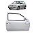 Porta Dianteira Direita VW Gol G3 2001 2p Para Recuperar - Imagem 1