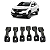 Jogo De Gancho Caçamba Fiat Strada 2021 2022 a 2024 - Imagem 1