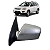 Retrovisor Esquerdo Kia Sportage 2.0 2007 2008 2009 2010 - Imagem 1