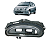 Moldura Relógio Central Renault Scenic 1999 a 2000 2001 - Imagem 1