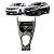 Moldura Console Central Renault Sandero logan 2015 a 2023 - Imagem 1
