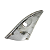 Moldura Interno Retrovisor Esquerdo Renault Clio 2000 a 2016 - Imagem 3