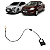 Tomada USB Fiat Linea Punto 2009 2010 2011 2012 2013 2014 - Imagem 1
