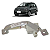 Trava Eletrica Porta Malas VW SpaceFox 2014 2015 2016 a 2019 - Imagem 1