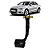 Pedal De Freio Audi A3 1.4 2014 2015 2016 2017 - Imagem 1