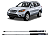 Par Amortecedor Tampa Traseira Hyundai Santa Fe 2006 a 2012 - Imagem 1