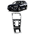 Moldura Central Volvo XC60 2.0 2013 2014 2015 2016 2017 - Imagem 1
