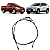 Cabo Abertura Capo Chevrolet Tracker Montana 1.2 2021 a 2023 - Imagem 1