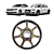 Polia Comando Válvula VW Bora Golf Jetta Audi A3 2.0 2013 - Imagem 1