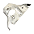 Defletor Protetor Calor Santa Fe 2.7 2007 2008 2009 a 2012 - Imagem 2