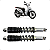 Par Amortecedor Traseiro Honda BIZ 125 2013 2014 2015 - Imagem 1