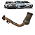 Catalisador 1.6 Peugeot 208 2008 Citroen C3 2017 2018 a 2020 - Imagem 1