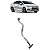 Tubo Arrefecimento Motor Chevrolet Cruze 1.4 2017 a 2022 - Imagem 1