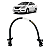 Par Esguicho Limpador Nissan Versa 2021 2022 2023 a 2025 - Imagem 1